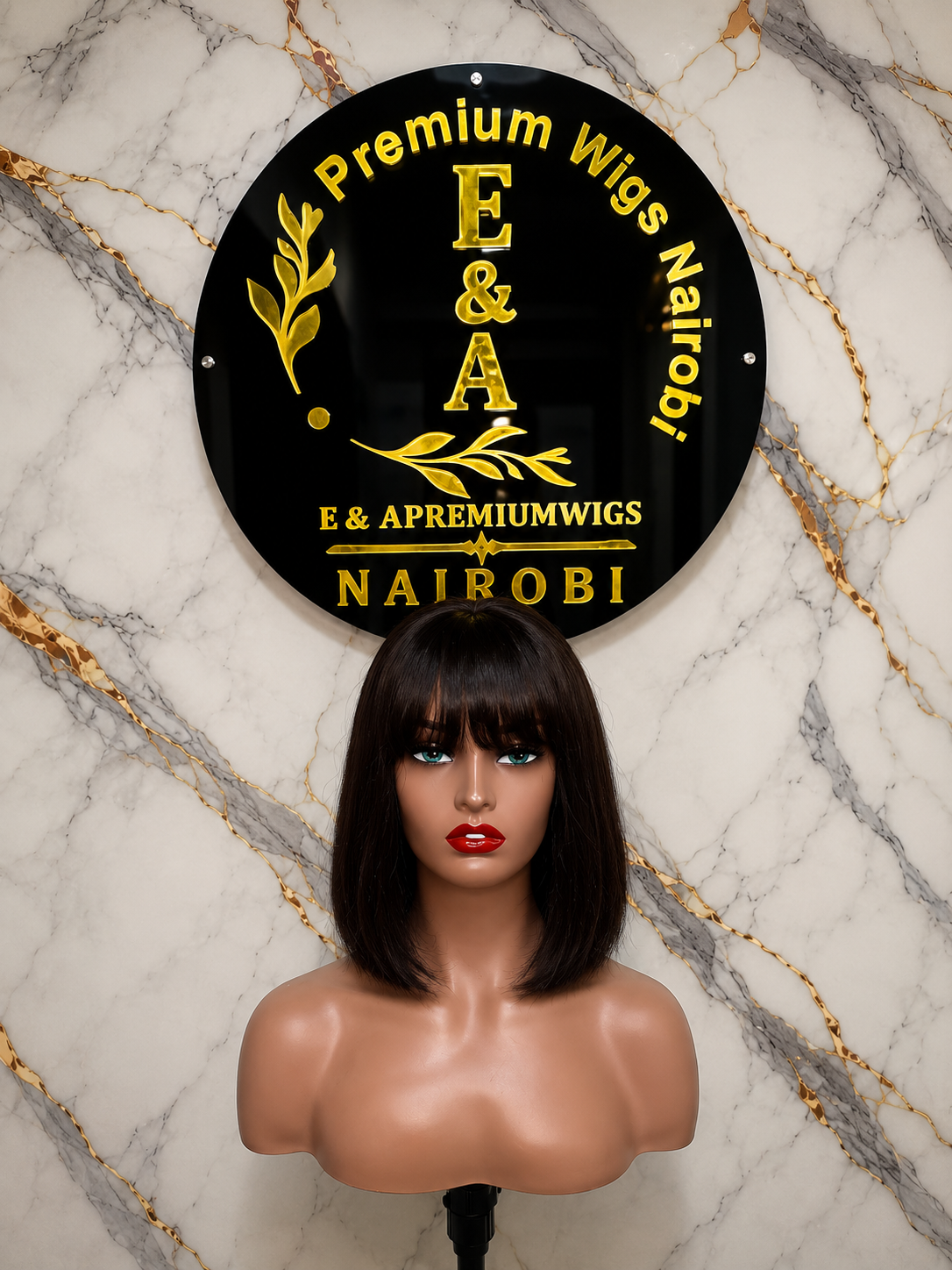 10-Inch Fringe Bob Wig